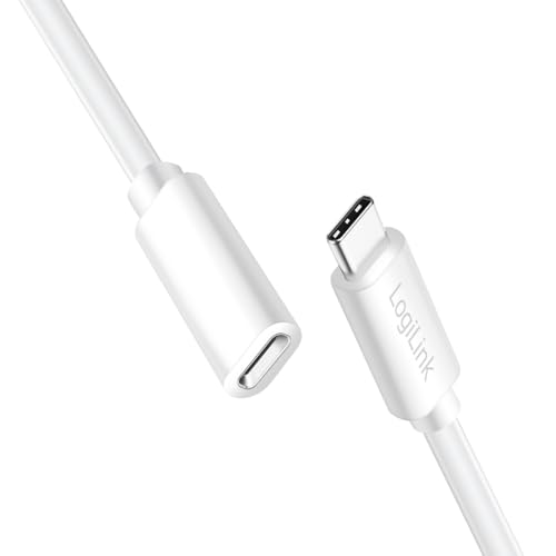 "Vielseitige Verbindung: 2m USB-C Verlängerungskabel in elegantem Weiß"