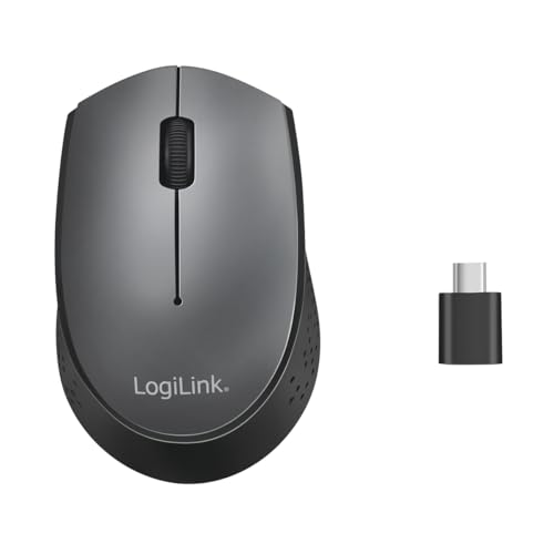 "Präzise Navigation: Kabellose USB-C Maus in Schwarz für flexibles Arbeiten"