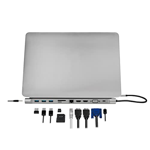 "All-in-One Lösung: 11-in-1 USB-C Dock mit 4K und 100W PD für Ihr Zuhause"