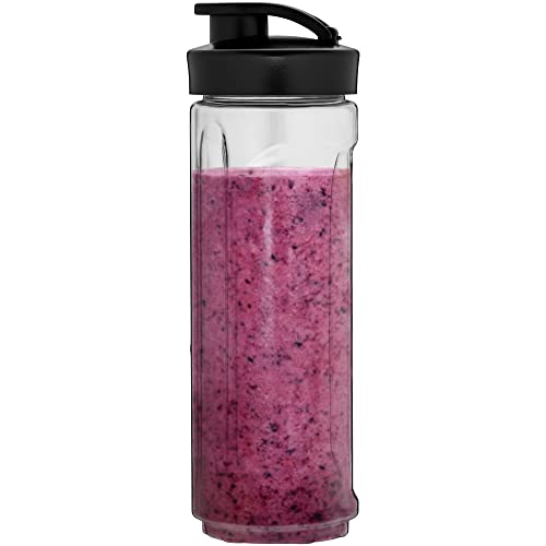 "Mix & Go: 300W Silberner Mini Smoothie Maker mit 600ml Trinkflasche"
