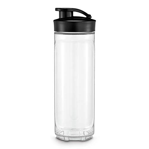 "Mix & Go: 300W Silberner Mini Smoothie Maker mit 600ml Trinkflasche"