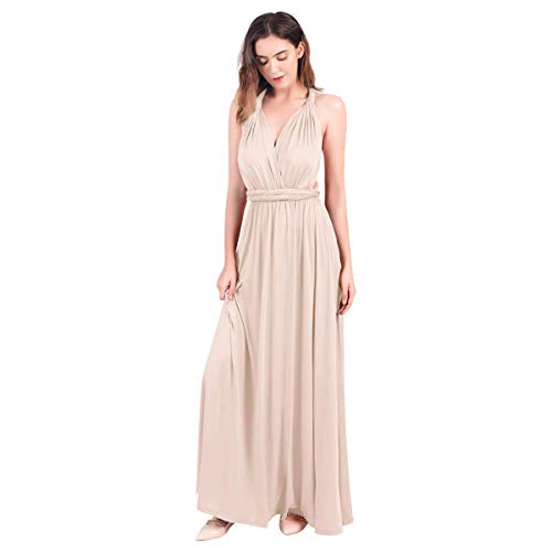 "Eleganz für jeden Anlass: Vielseitiges Maxikleid in Schwarz, 24 Styles"