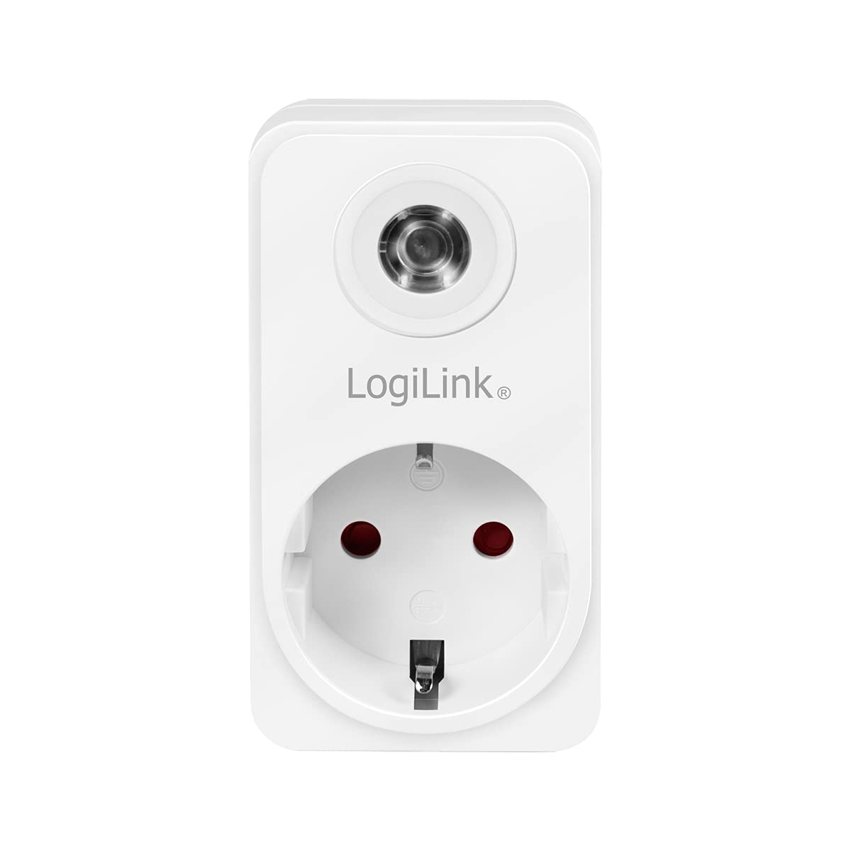 "Intelligente Energie: 1x Steckdosenadapter mit Dämmerungssensor in Weiß"