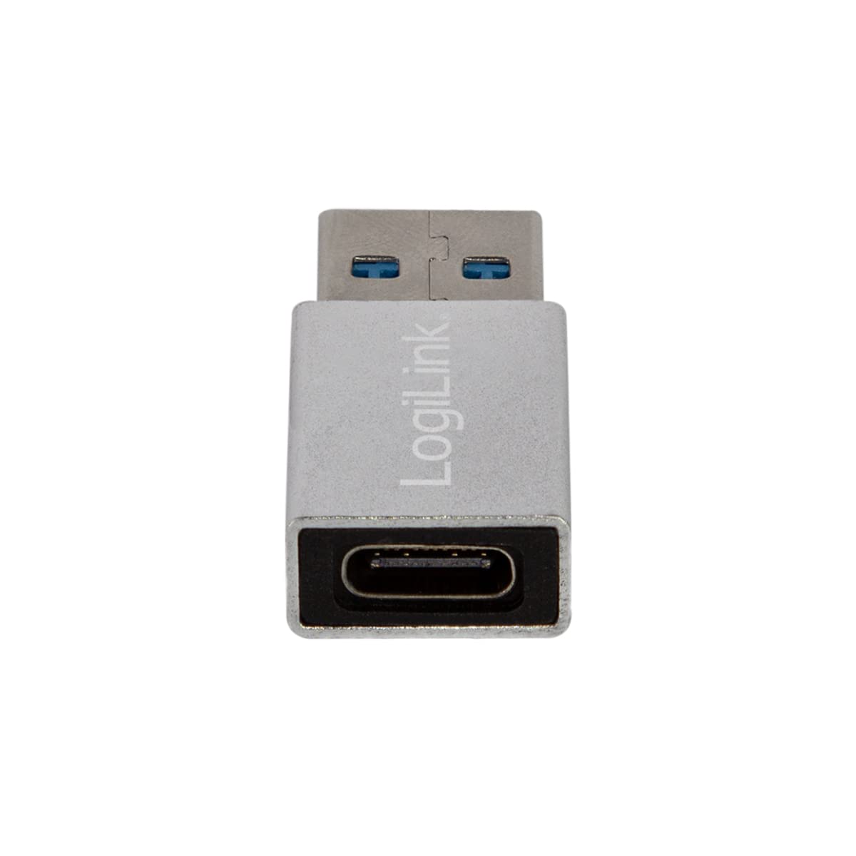 "Flexibel verbunden: Silberner USB-C Adapter für blitzschnelle Datenübertragung"