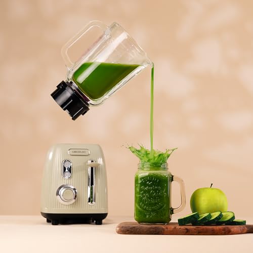 "Entdecken Sie den Retro-Standmixer: 1,5L in Green, 1200W für feine Mixe!"