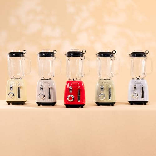 "Entdecken Sie den Retro-Standmixer: 1,5L in Green, 1200W für feine Mixe!"