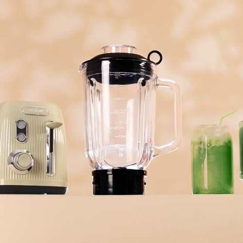 "Entdecken Sie den Retro-Standmixer: 1,5L in Green, 1200W für feine Mixe!"