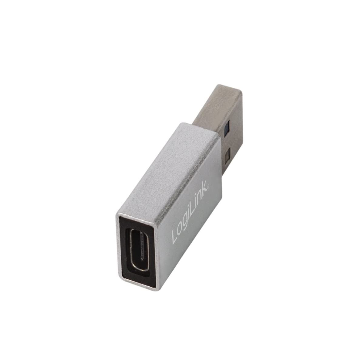 "Flexibel verbunden: Silberner USB-C Adapter für blitzschnelle Datenübertragung"