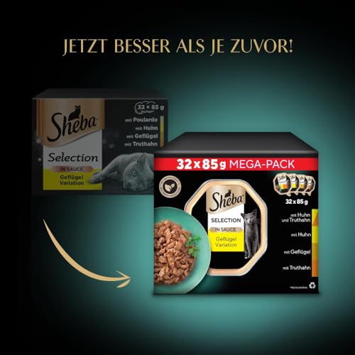 "Luxuriöser Genuss: 32x85g Geflügel-Nassfutter für glückliche Katzen!"