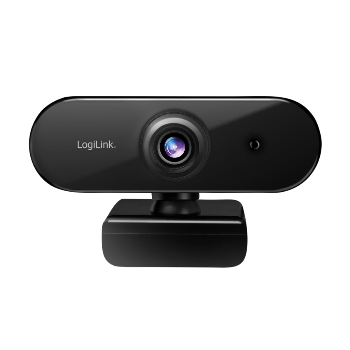 "Klare Videokonferenzen: Pro Full-HD-Webcam mit Mikrofon, Schwarz"