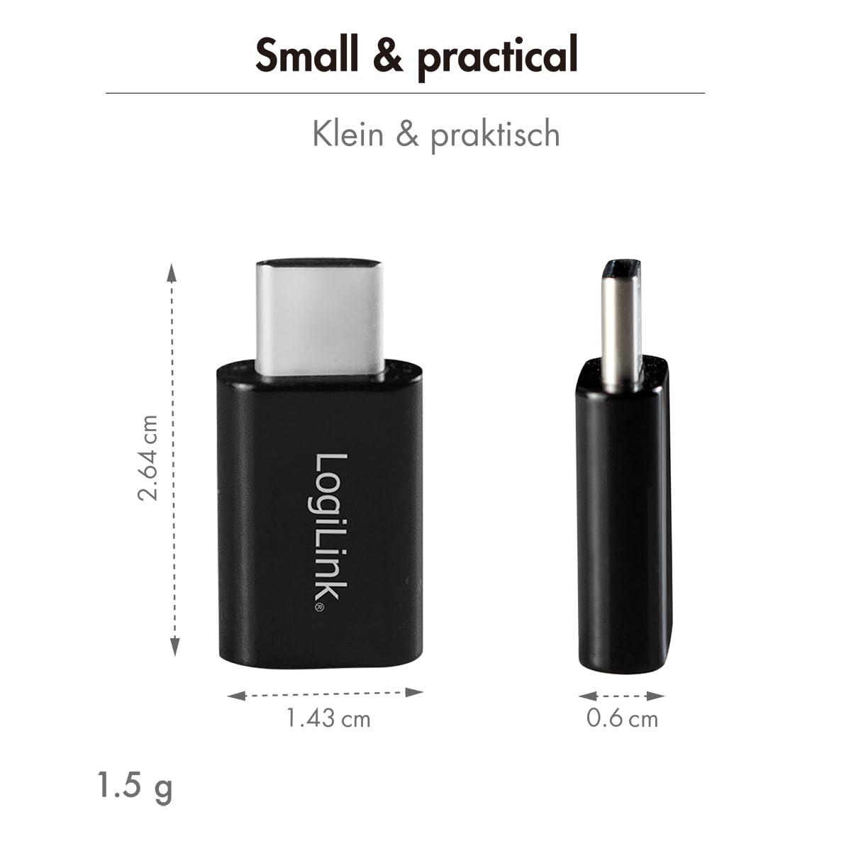"Stabile Verbindung: USB-C Bluetooth-Adapter mit 20m Reichweite in Schwarz"