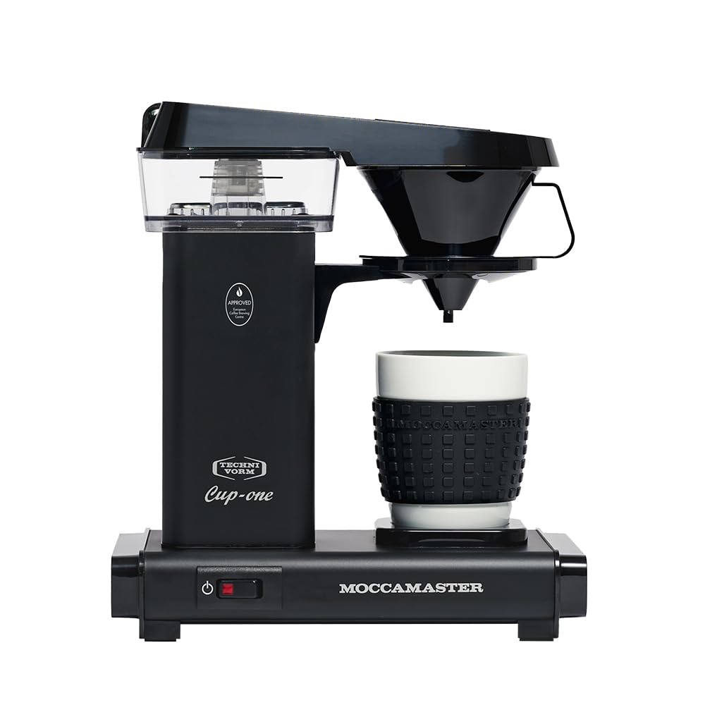 "Genießen Sie frisch gebrühten Kaffee: Moccamaster Cup-One in Matt Black"