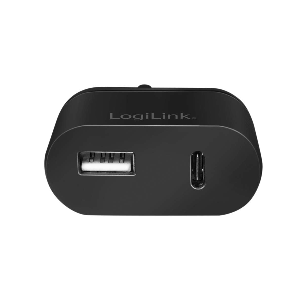 "Komfortabel Laden: 1,5m USB-C Adapter für 2 Geräte gleichzeitig, Schwarz"