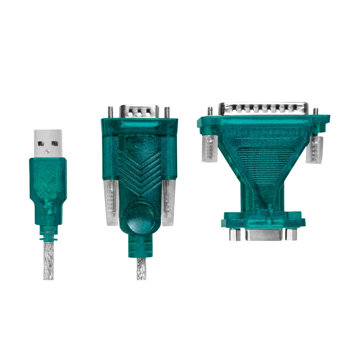 "Serielle Verbindung leicht gemacht: USB-RS232 Adapterkabel, 1,3 m, grün"