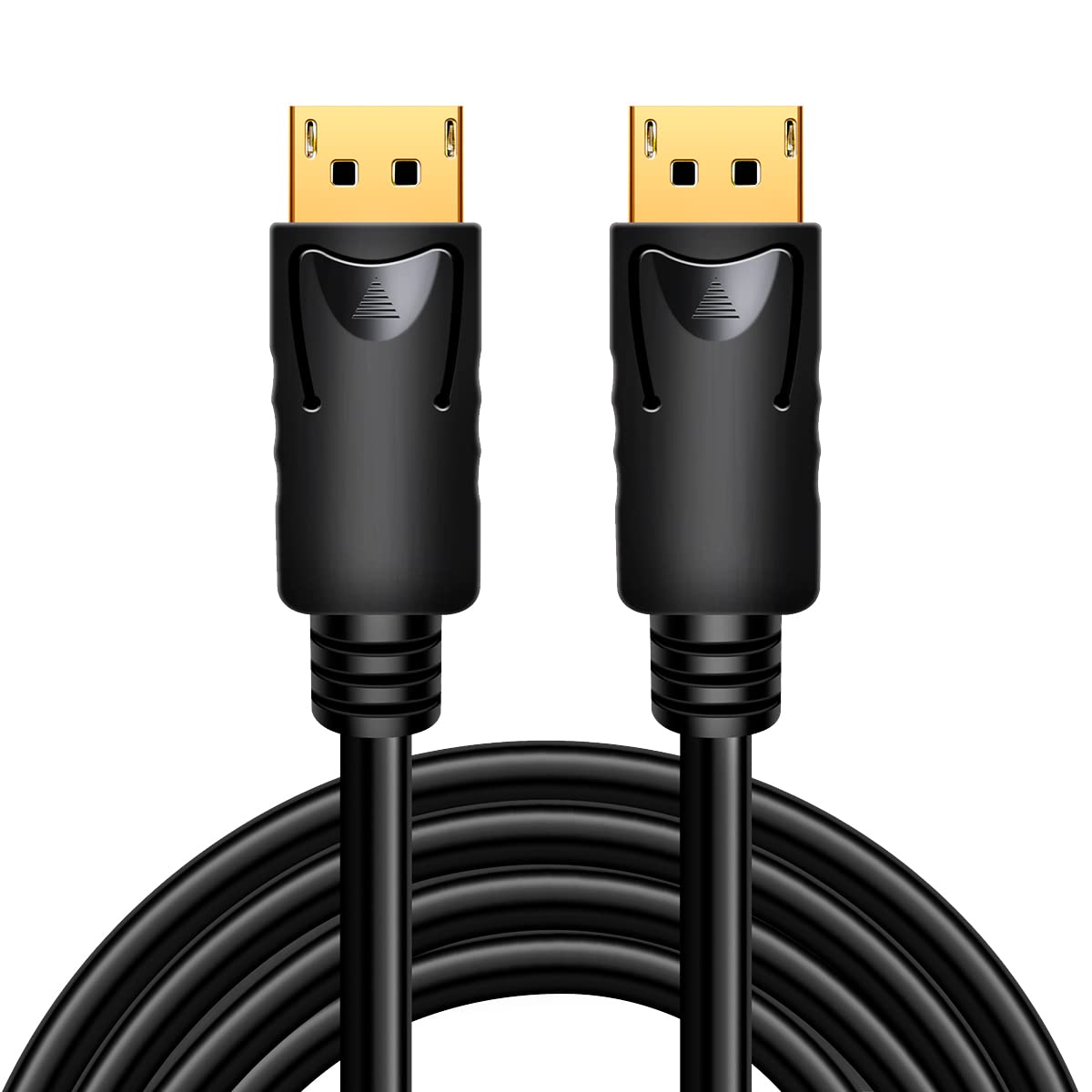 "Erleben Sie 4K: 2m schwarzes DisplayPort-Kabel für brillantes Streaming!"
