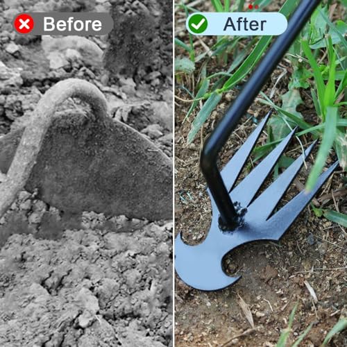 "Effiziente Gartenpflege: Unkrautentferner Schwarz, 29CM für Ihre Pflanzen"