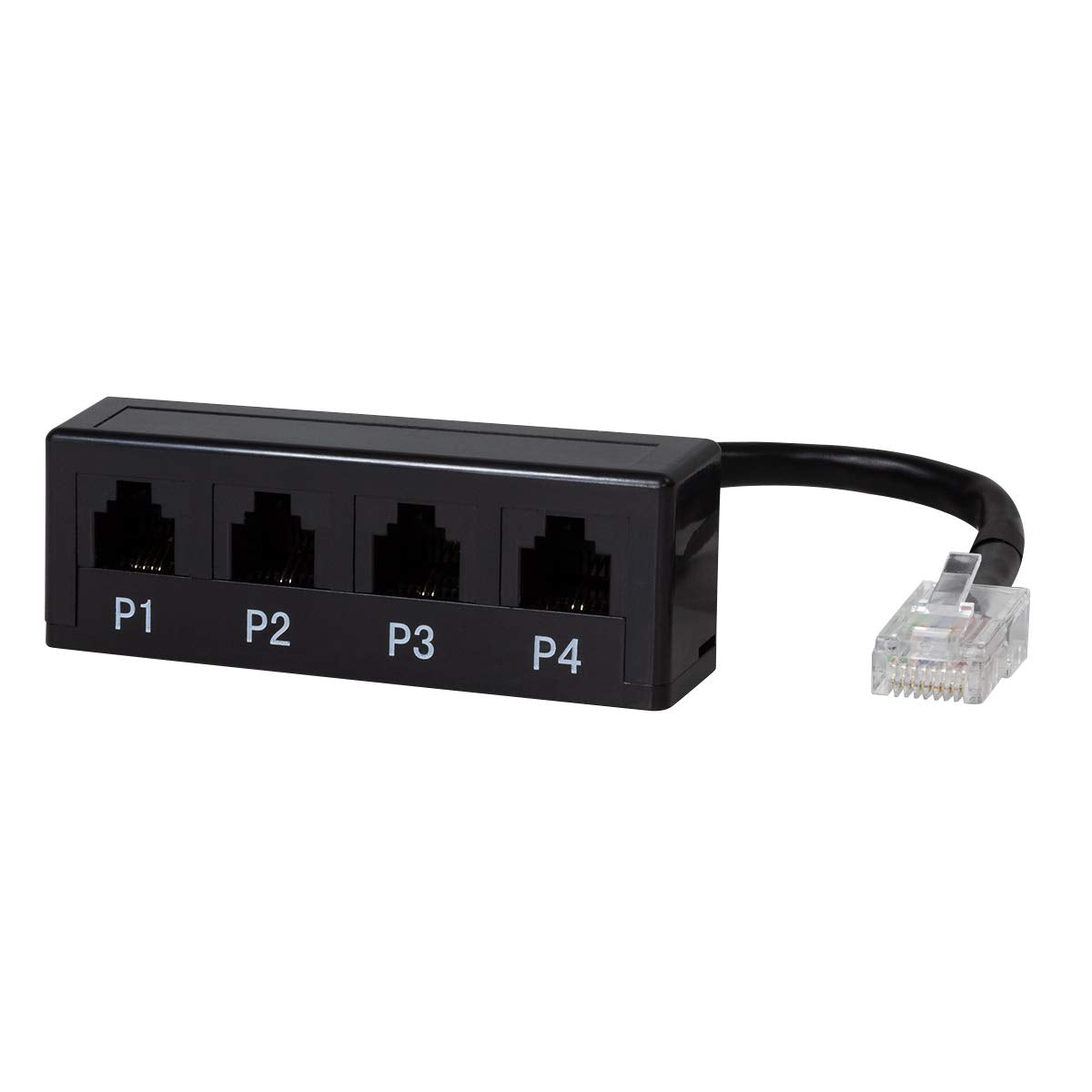 "Vielseitige Verbindung: 1x RJ45 zu 4x RJ11 für klare Kommunikation!"