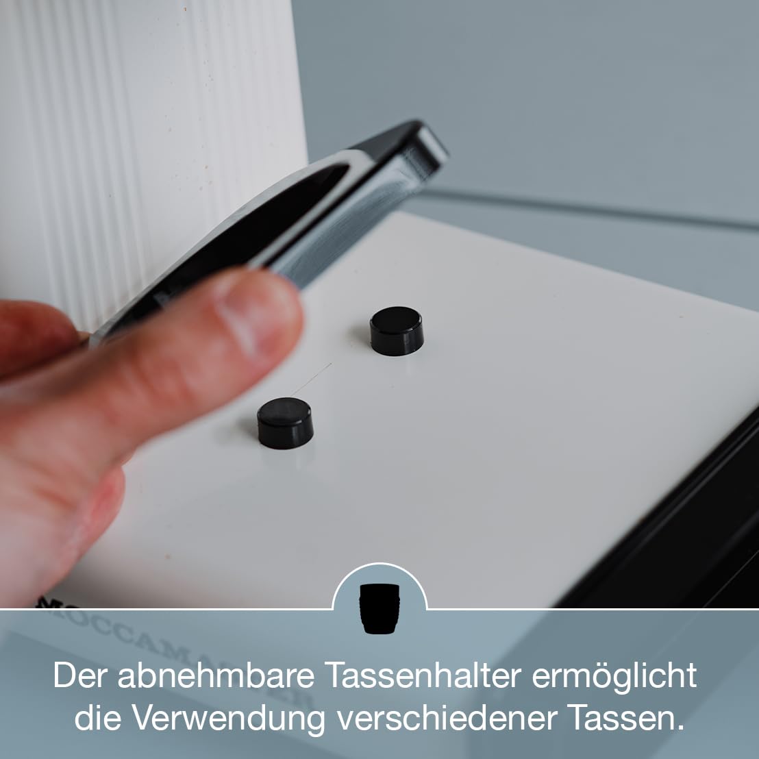 "Genießen Sie frisch gebrühten Kaffee: Moccamaster Cup-One in Matt Black"