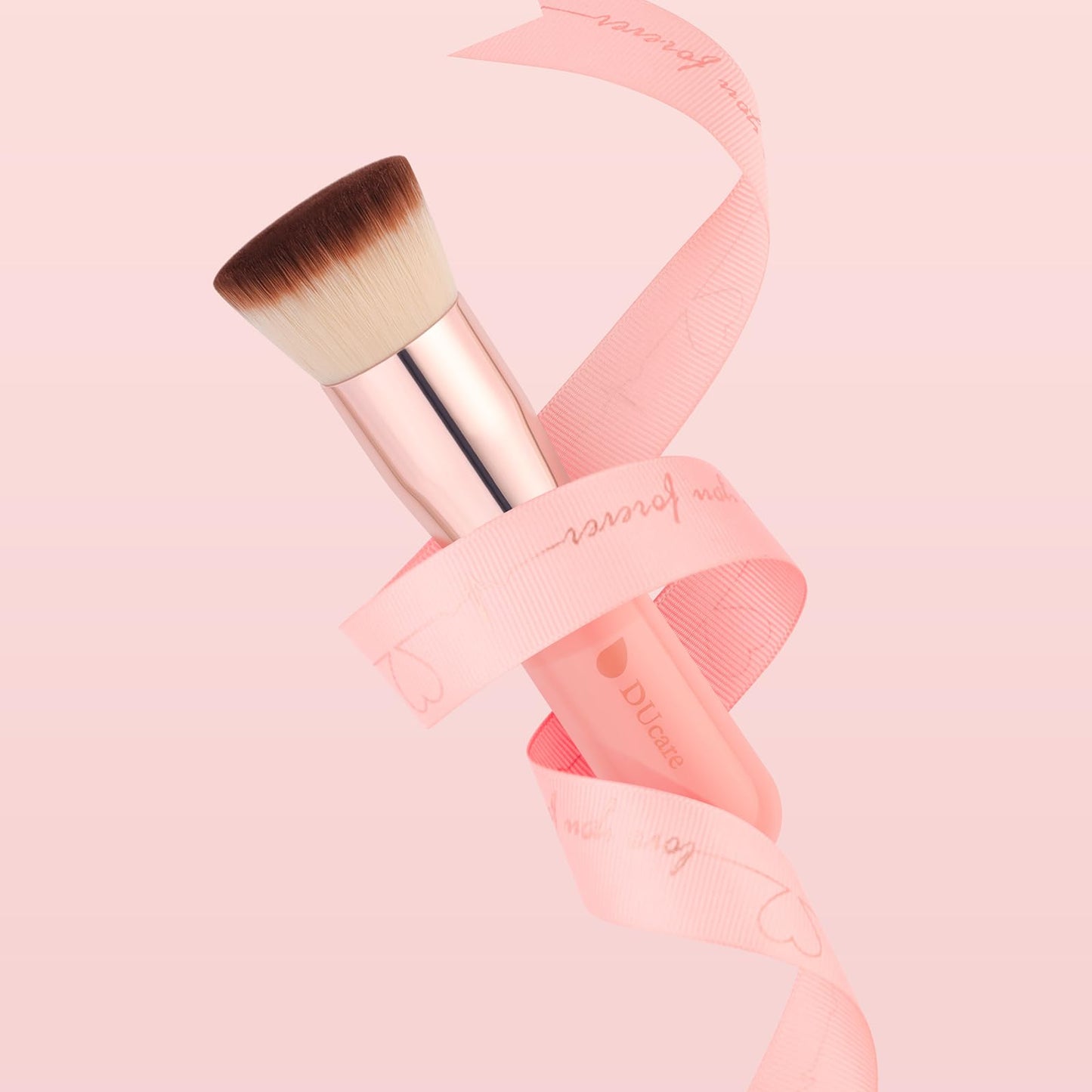 DUcare Foundation Pinsel Kabuki Make Up Pinsel Flat Top Pinsel Schminkpinsel Kosmetikpinsel - Ideal für Cremige, Pudrige oder Flüssige Foundation