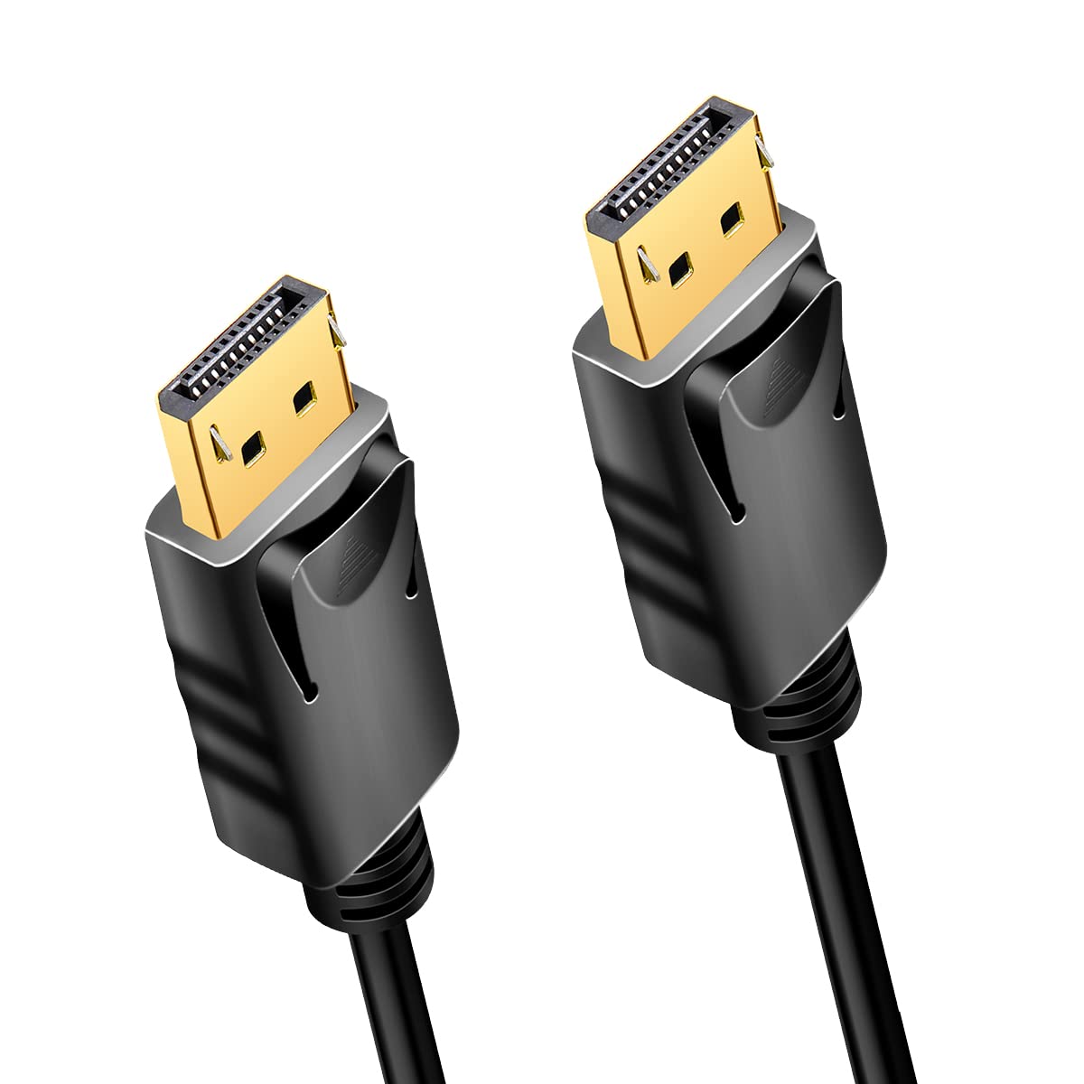 "Erleben Sie 4K: 2m schwarzes DisplayPort-Kabel für brillantes Streaming!"