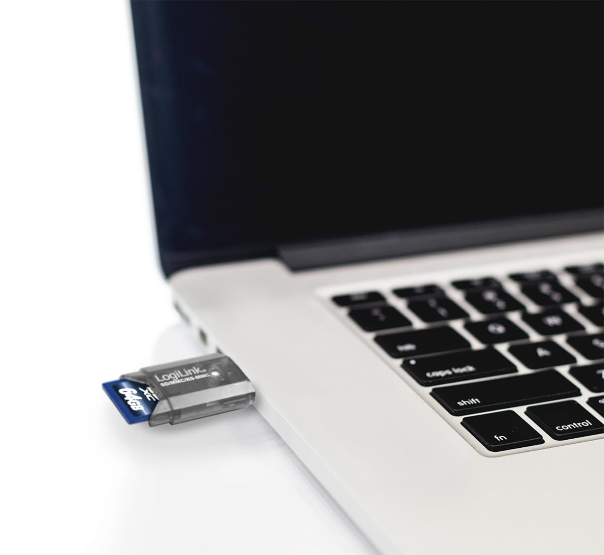 "Kompakt und praktisch: Mini USB Cardreader für SD/MMC - Schwarz"