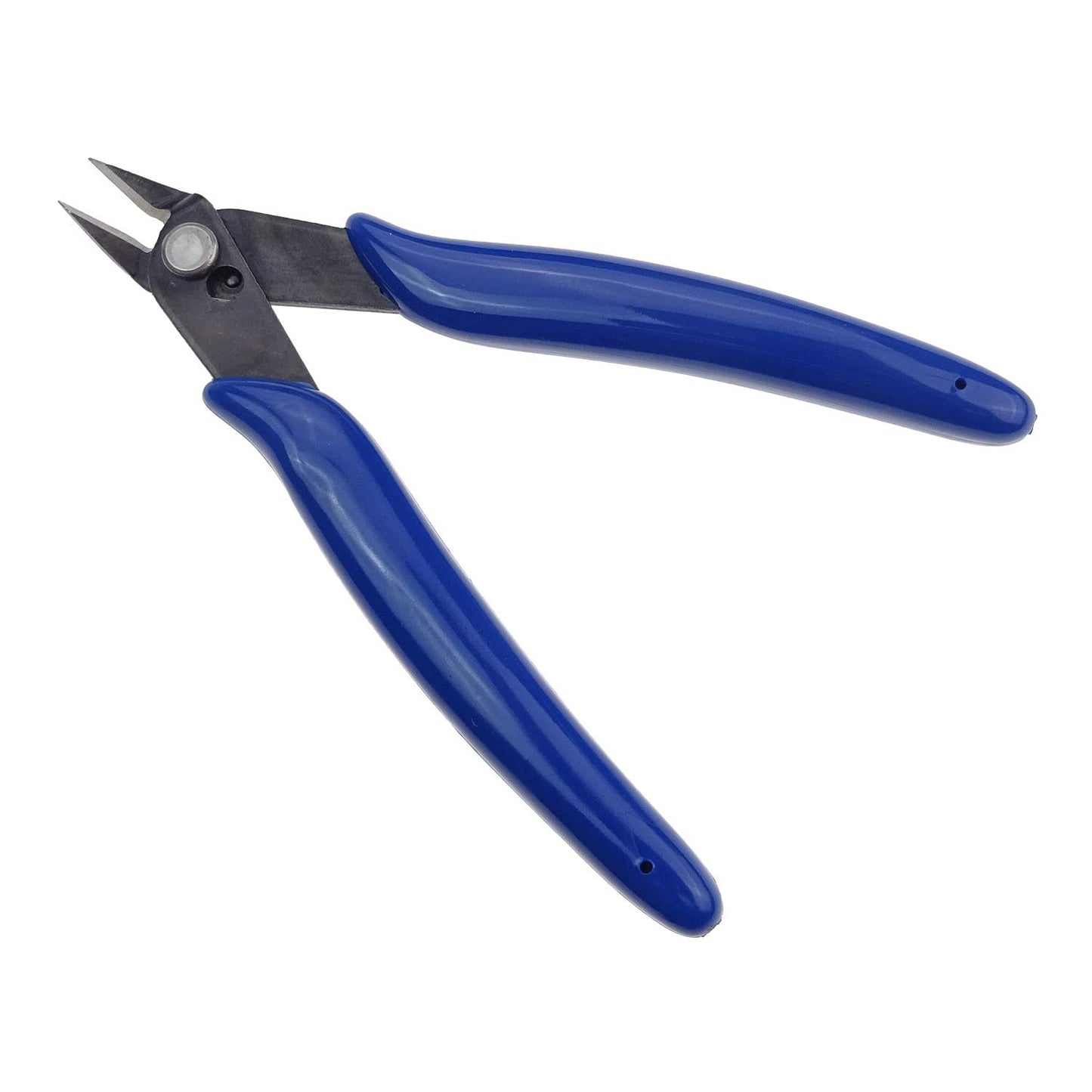 "Präzise Schnitte: 3x Mini-Seitenschneider in Blau für filigrane Arbeiten"