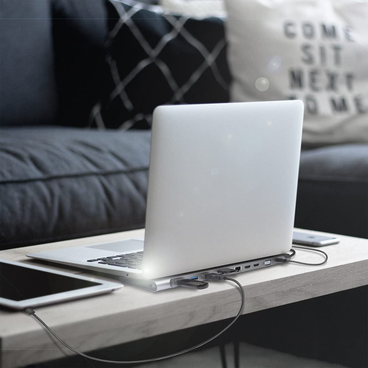 "All-in-One Lösung: 11-in-1 USB-C Dock mit 4K und 100W PD für Ihr Zuhause"