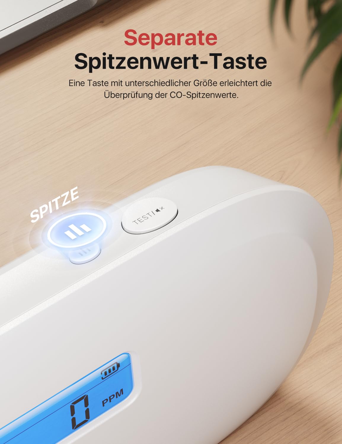 Smartwares Kohlenmonoxidmelder FGA-13041