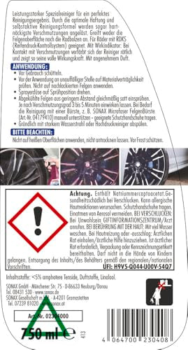 "Strahlende Sauberkeit: Effektiver Felgenreiniger, 750 ml für alle Felgen"