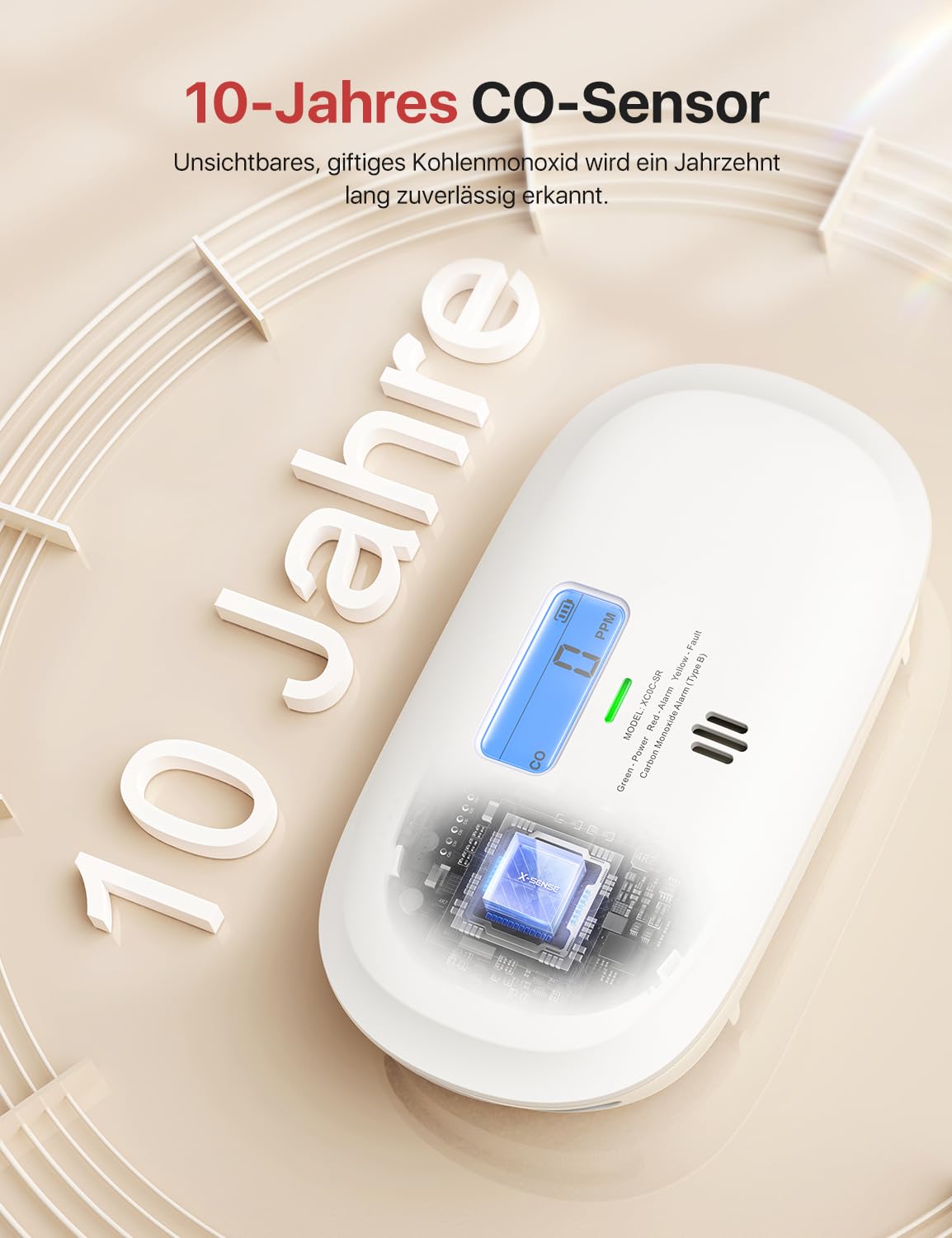 Smartwares Kohlenmonoxidmelder FGA-13041