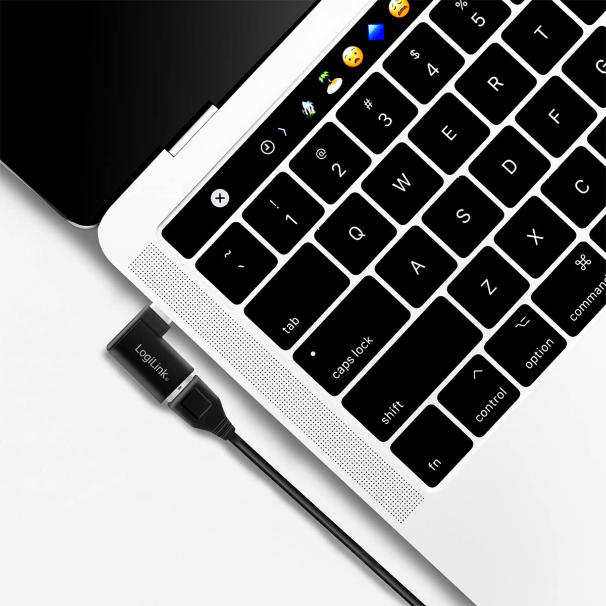 "Platzsparender Adapter: 90° USB-C zu USB-A für blitzschnelle Datenübertragung"