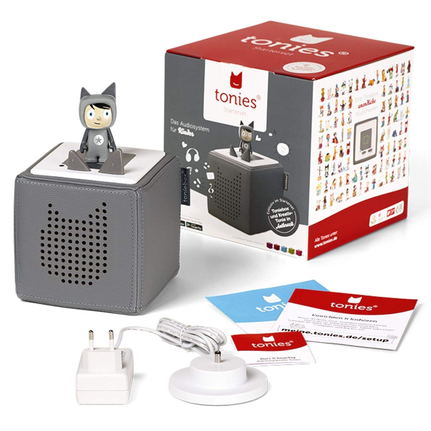 tonies Toniebox Starter Set, Audioplayer für Hörbücher und Lieder für Kinder