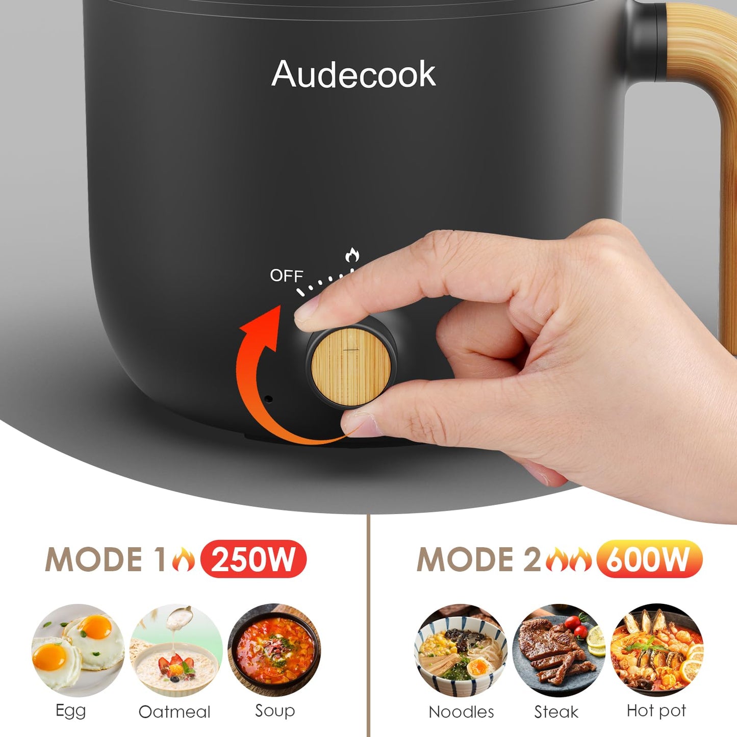 "Vielseitiger Mini-Kocher: 1,5L tragbarer Hot Pot für schnelle, leckere Gerichte"