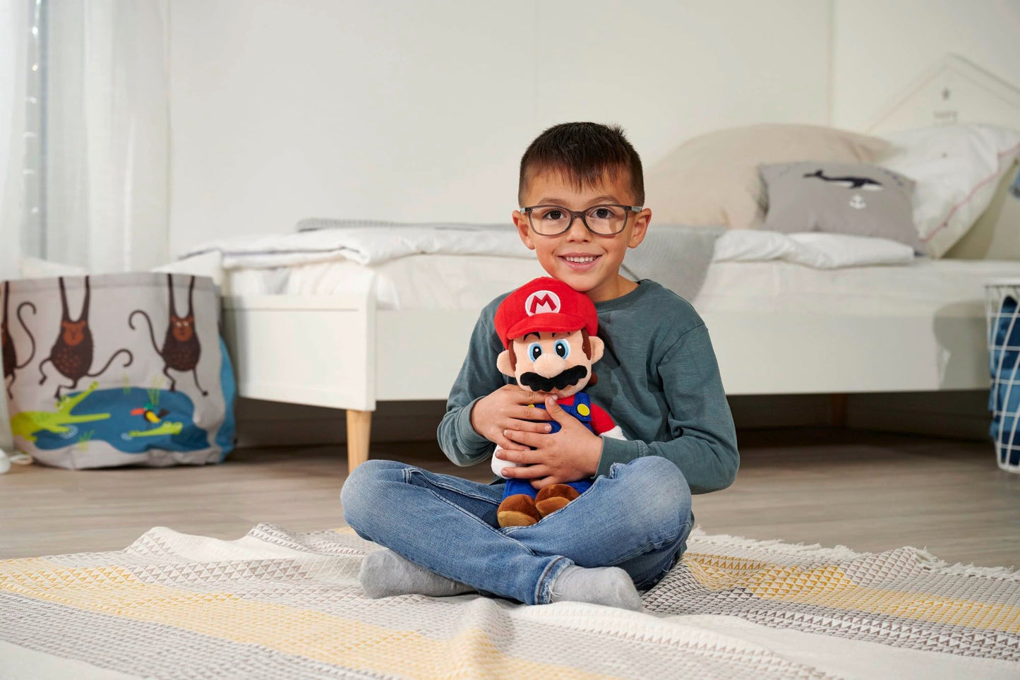 Super Mario Plüschfigur – 30 cm, kuschelweich und unverwechselbar
