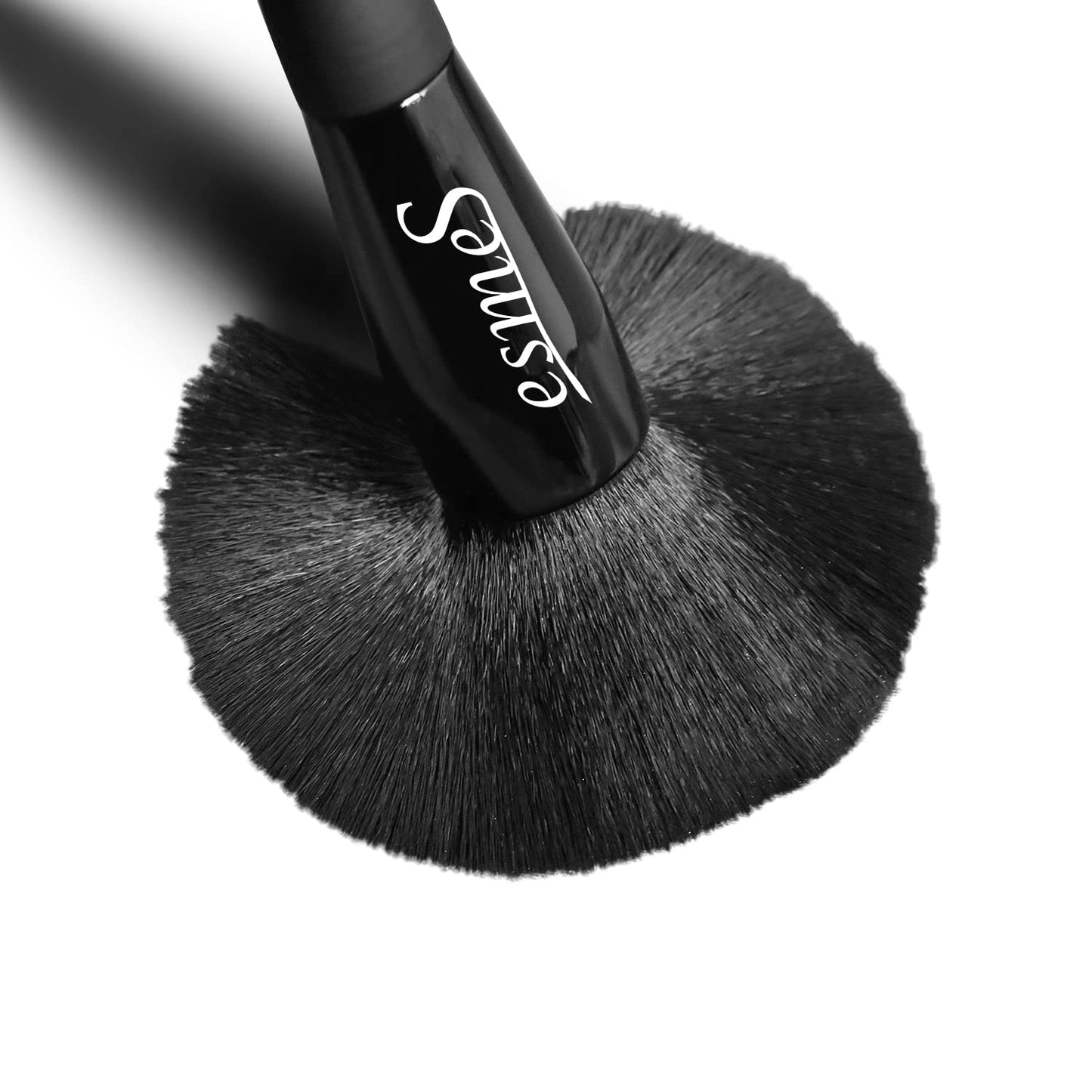 esmeS Make-up Pinselset – 9-teiliges Schminkpinsel Set für Anfänger & Profis | Hochwertige Synthetische Gesichtspinsel | Exquisites Design | Perfektes Geschenk für Frauen | Mattschwarz