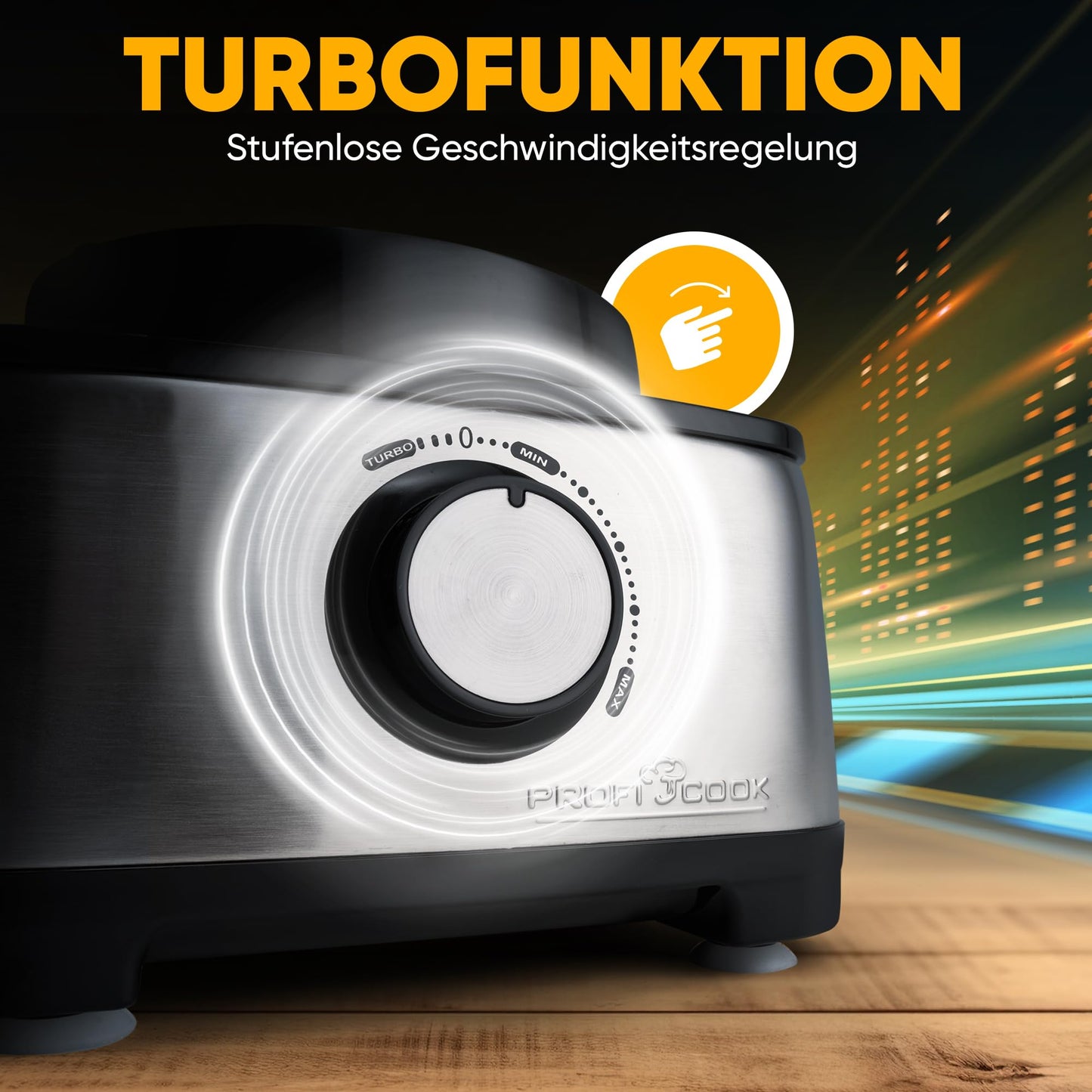 "Meisterhafte Küchengenüsse: Multifunktionale 3in1 Küchenmaschine, 1200W"