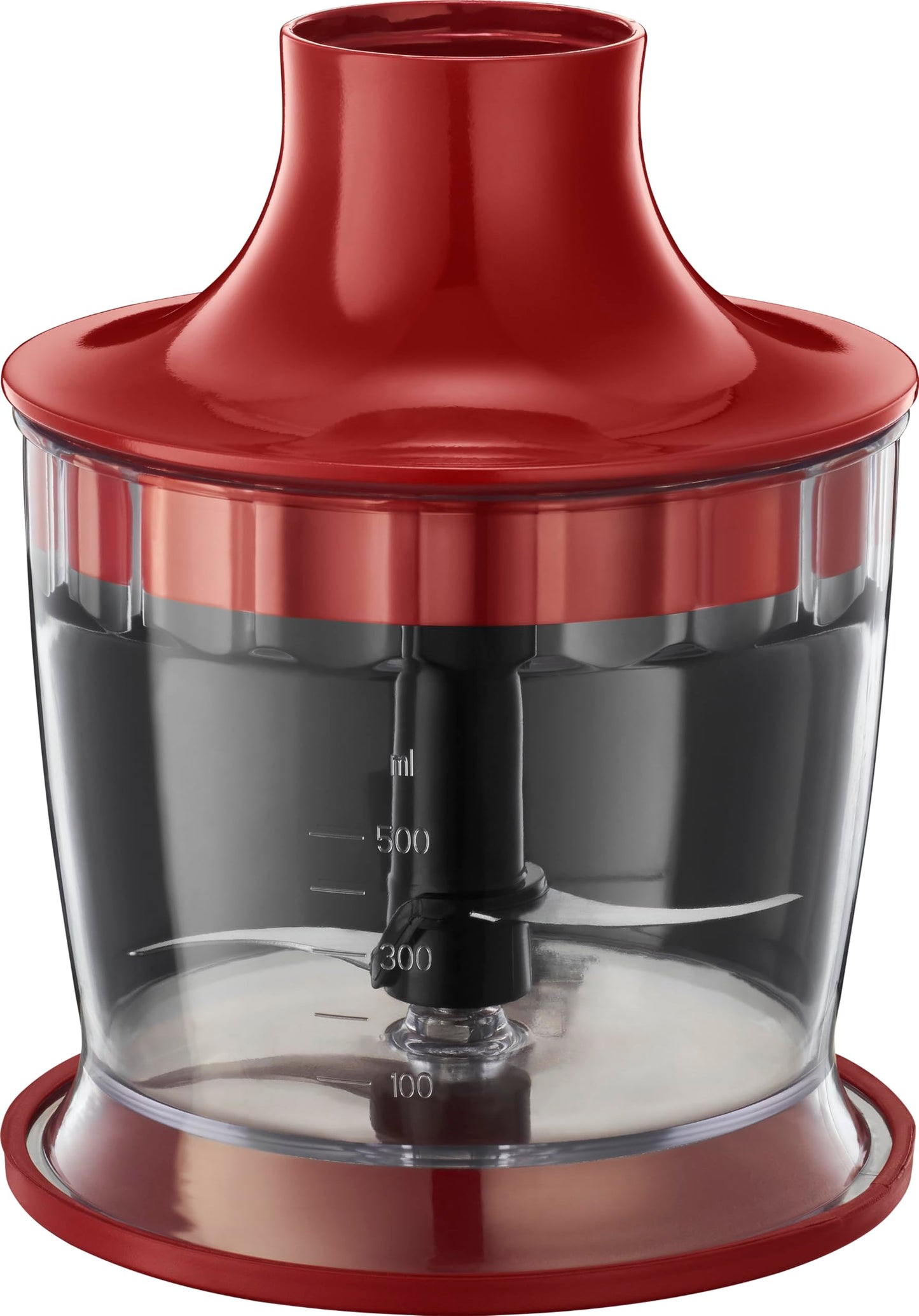 "Multifunktional und kraftvoll: 3-in-1 Stabmixer in elegantem Rot"