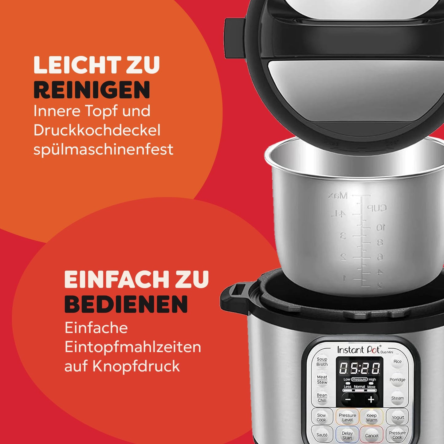 "Vielseitiges Kochen: 3L Multikocher - Schnell, sparsam und lecker!"