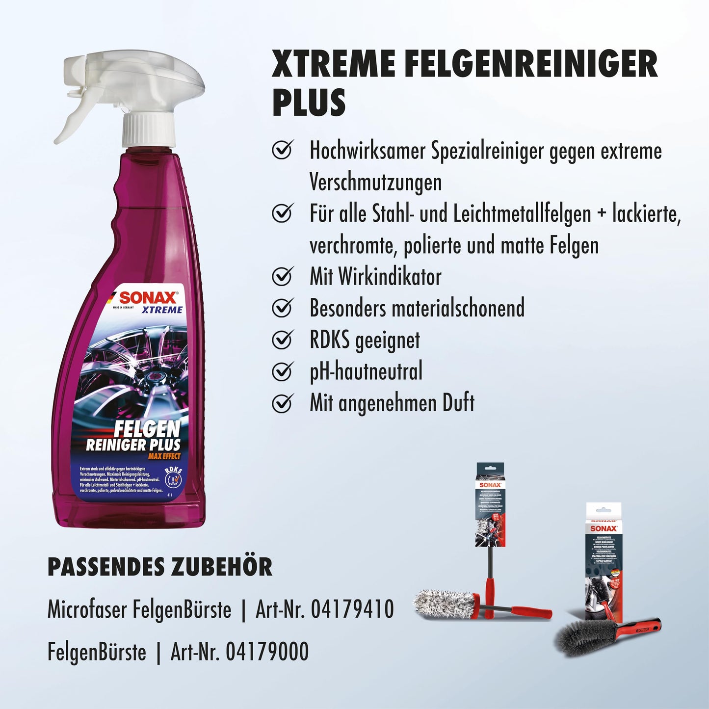"Strahlende Sauberkeit: Effektiver Felgenreiniger, 750 ml für alle Felgen"