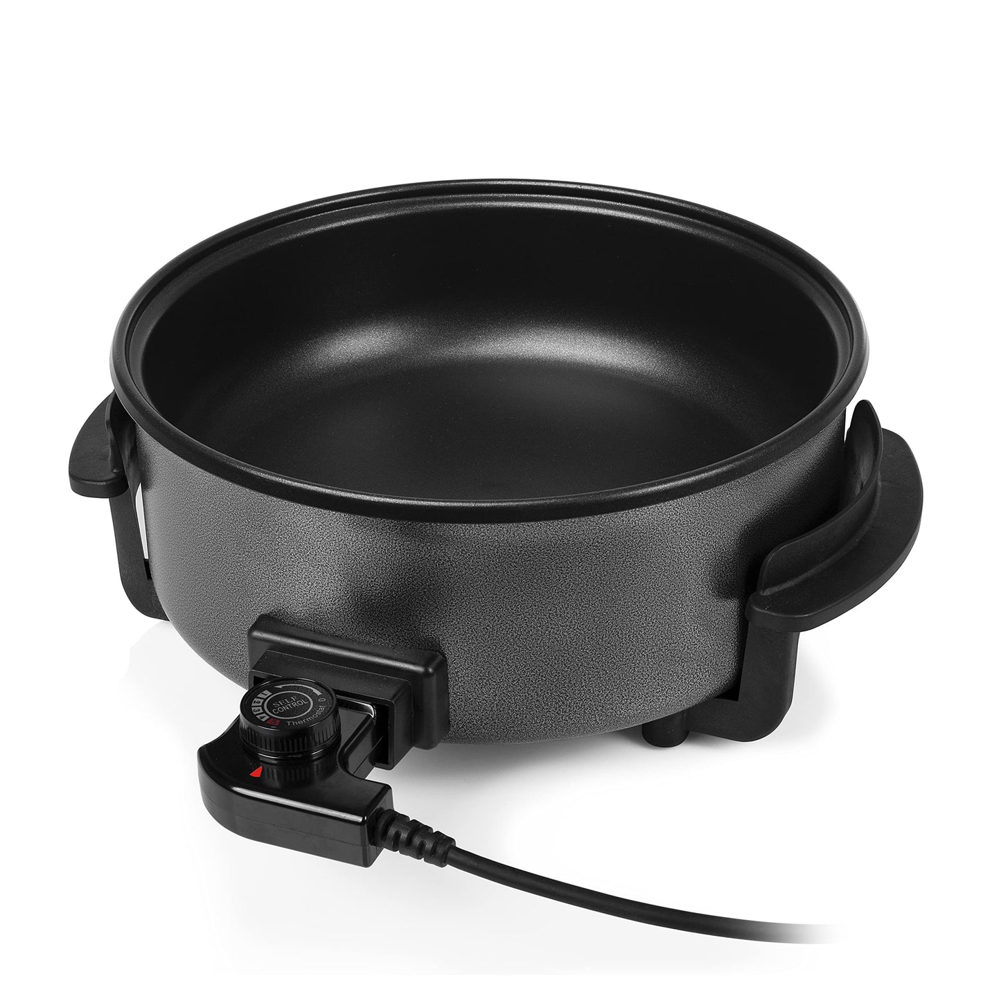 "Vielseitige Elektro-Pfanne 30 cm: Schnelles Kochen mit Stil für zwei!"