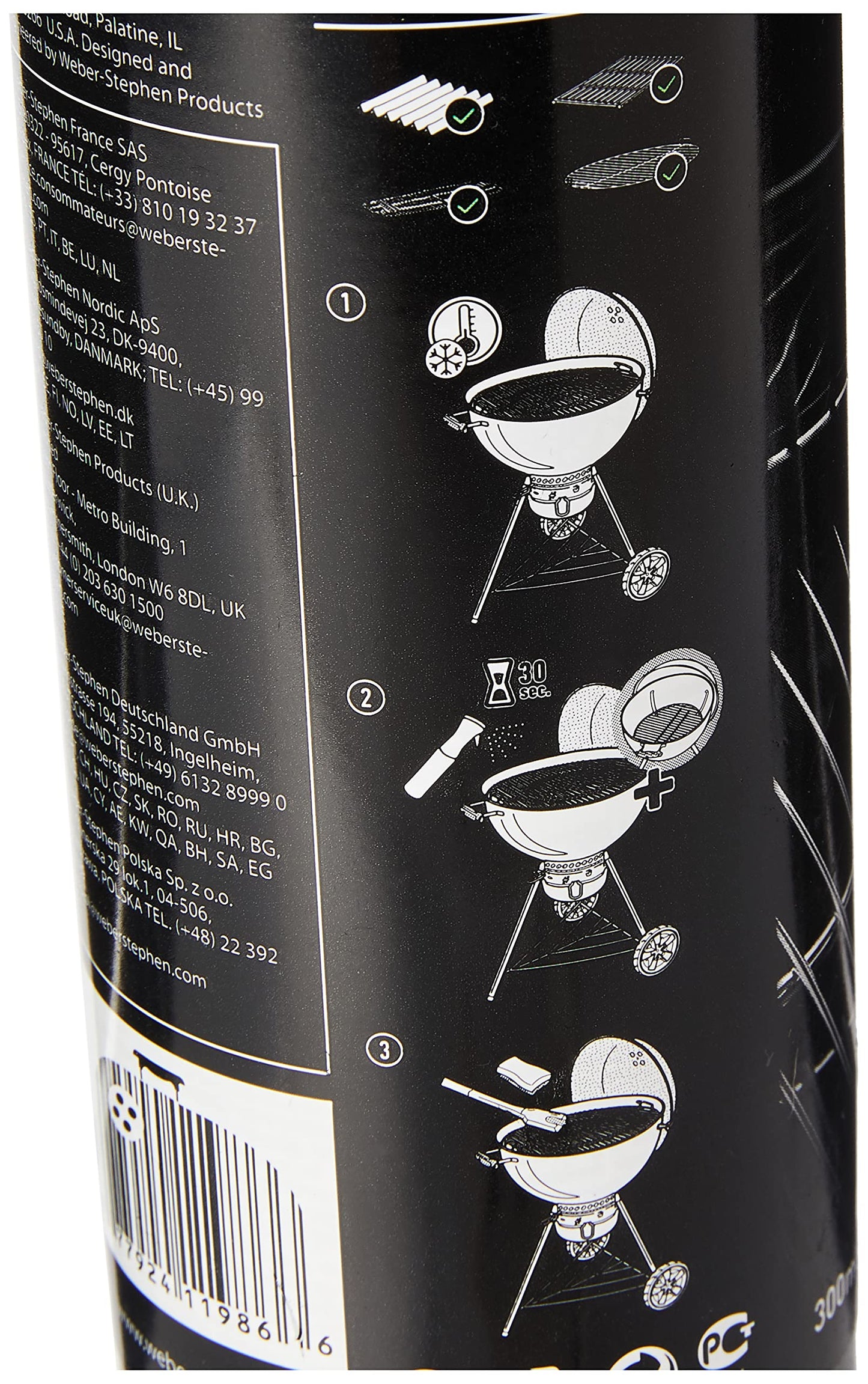 "Glänzender Grillgenuss: 300ml biologischer Reiniger für alle Grills"