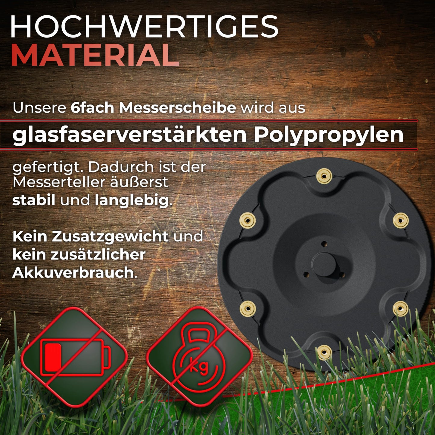 6er Messerscheibe für Segway Navimow i-Serie