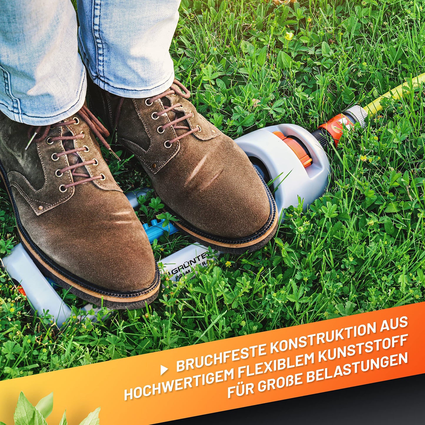 "Grüne Oasen: Robuster Sprinkler für bis zu 336 m² effektive Bewässerung!"
