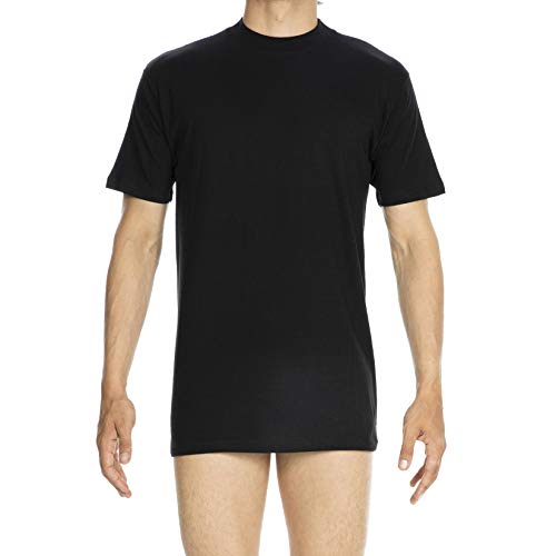 "Vielseitiger Komfort: Schwarzes Baumwoll-T-Shirt für jeden Anlass"