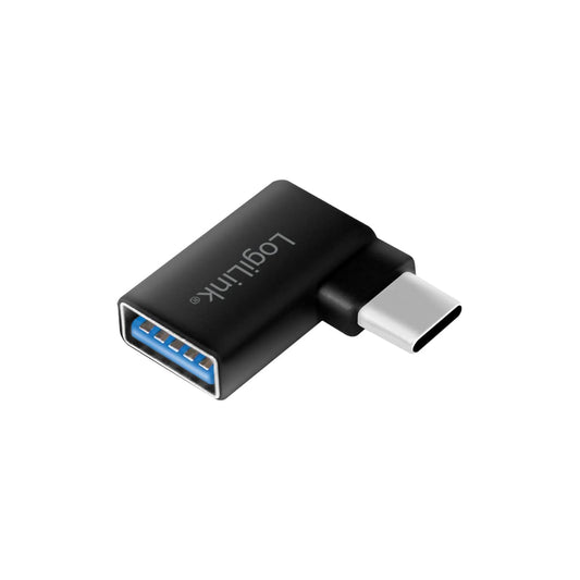 "Platzsparender Adapter: 90° USB-C zu USB-A für blitzschnelle Datenübertragung"