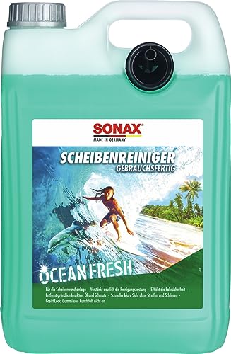 "Kristallklarer Sichtschutz: 5L gebrauchsfertiger Ocean-Fresh Scheibenreiniger"