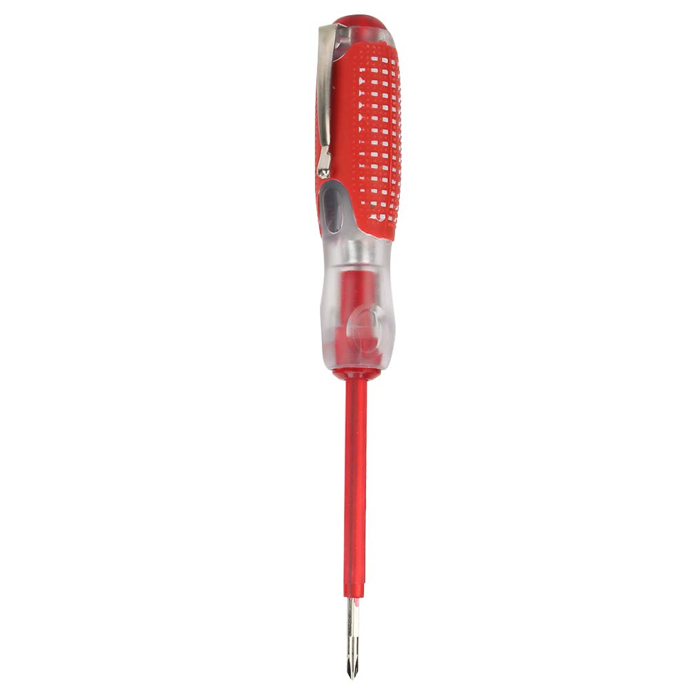 "Praktischer Helfer: Roter Elektro-Tester mit rutschfestem Griff für Sicherheit"