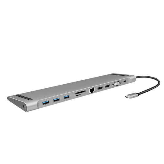 "All-in-One Lösung: 11-in-1 USB-C Dock mit 4K und 100W PD für Ihr Zuhause"