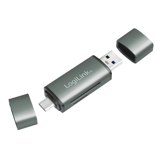 "Reisebereit: Aluminium Kartenleser für SD/microSD - 5 Gbit/s Übertragung"