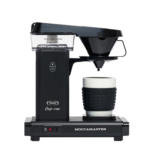 "Genießen Sie frisch gebrühten Kaffee: Moccamaster Cup-One in Matt Black"
